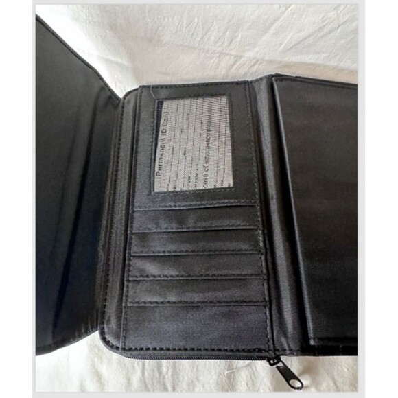 Stripe Multicolor Shoulder Bag 11x7x3 Zipper Close Inner Pockets Matching Wallet - Picture 14 of 16